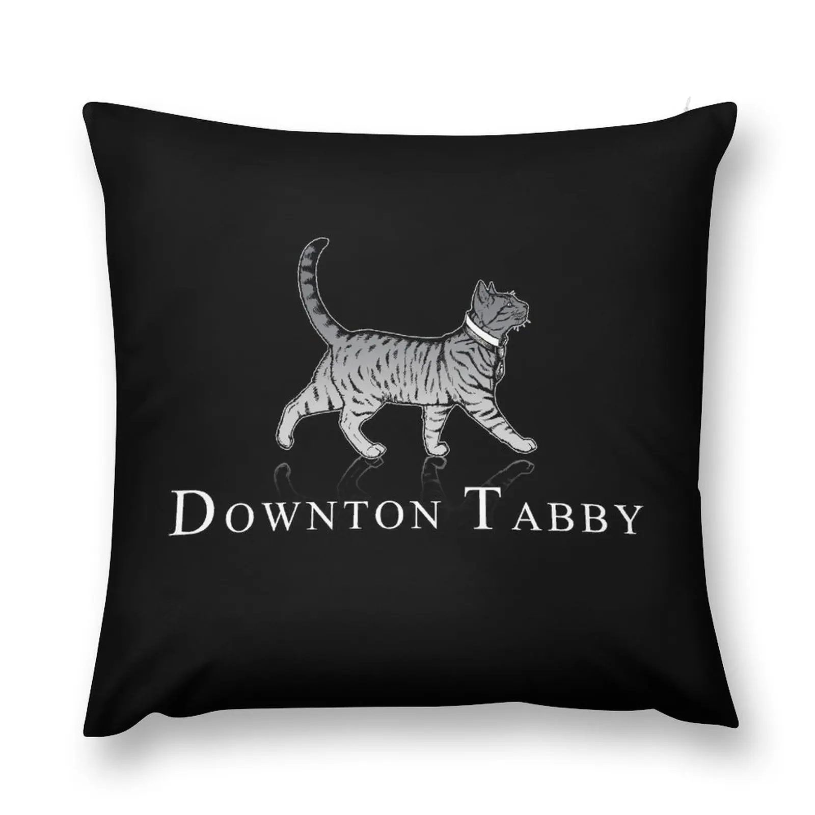 

Downton Tabby Throw Pillow Pillow Cover Cushion Cover
