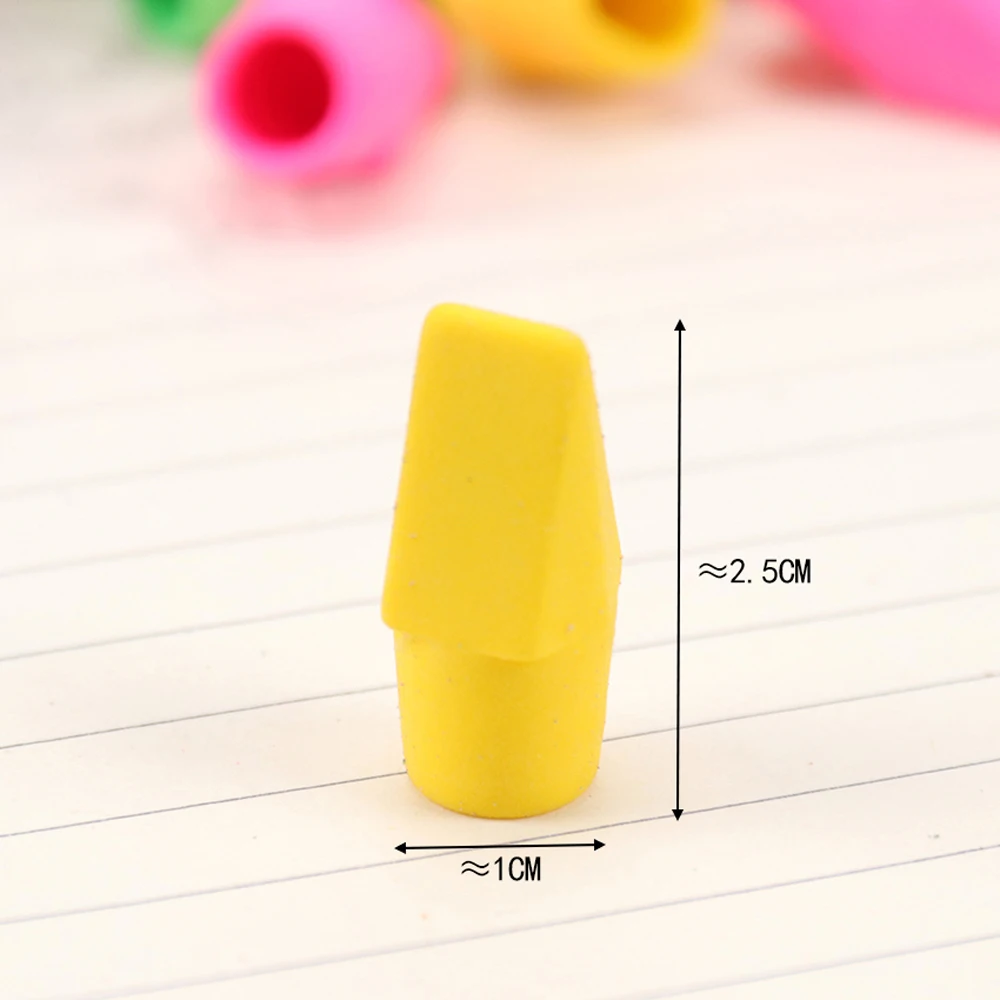 어린이용 학용품 모듬 컬러 페인팅, 지우개 모자, 연필 탑 지우개, 연필 토퍼, 연필 지우개