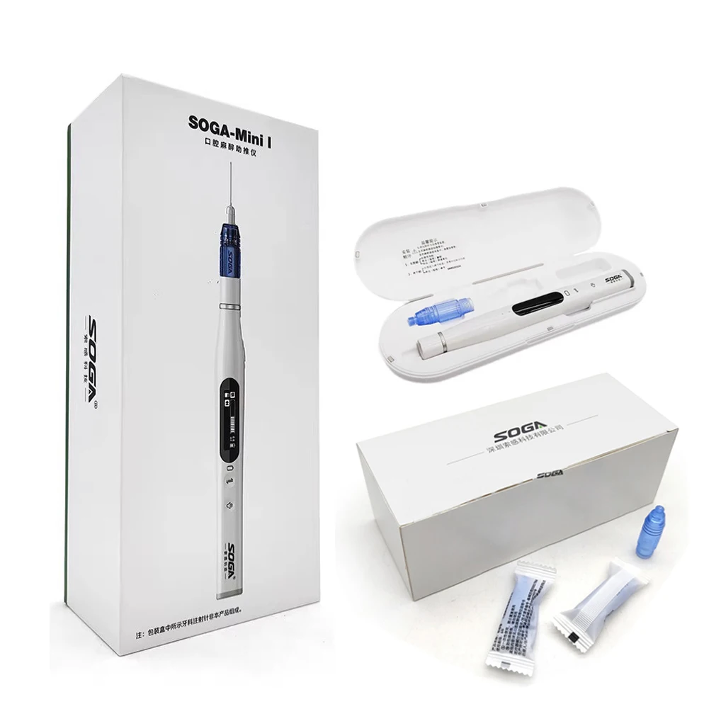 SOGA-Mini I Smart 1 2 Injecteur d'Anesthésie Dentaire, Stylo Indolore, Booster de Médecine, Seringue d'Aspiration, Topique Oral