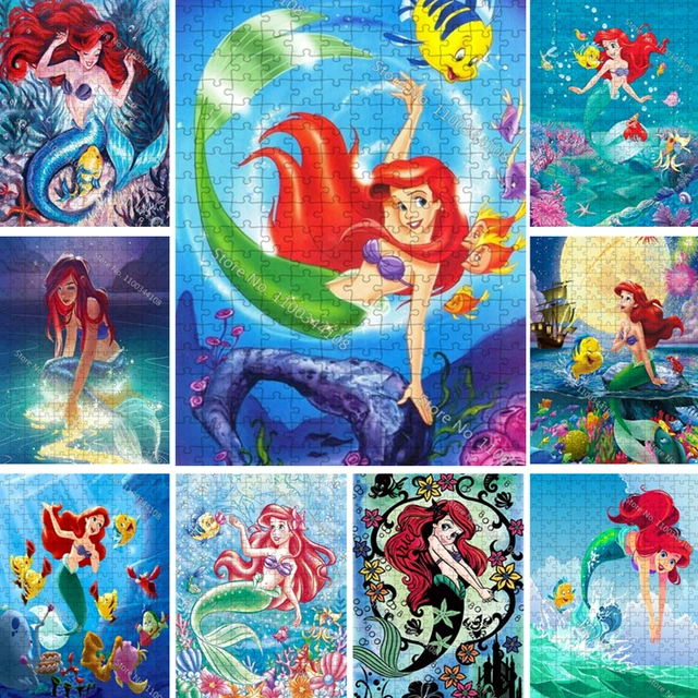 Disney Little Mermaid Jigsaw Puzzle Princess Ariel 300/500/1000