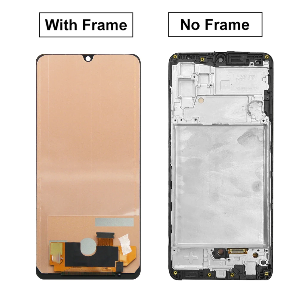 AMOLED ġ ũ, Ｚ  A32 4G LCD A325F SM-A325M LCD Ÿ, SM-A325F DS A325 ÷ ü ǰ, 6.4 ġ