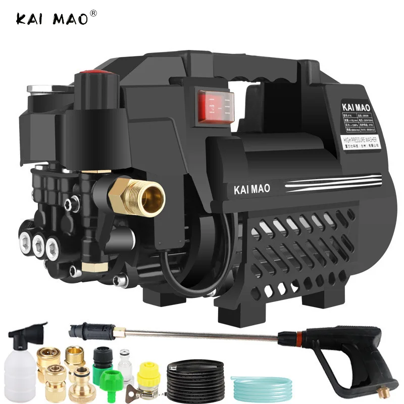 

Pressure Washer Adjustable Pressure Home Pressure Washer Portable 2800W Car Washer Machine 15M Car Washer Cleaning Machine