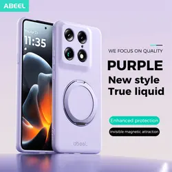 ABEEL Armor 360 Protective Ring Stand Case with Magnetic Back Cover - Moto Signature (Purple)