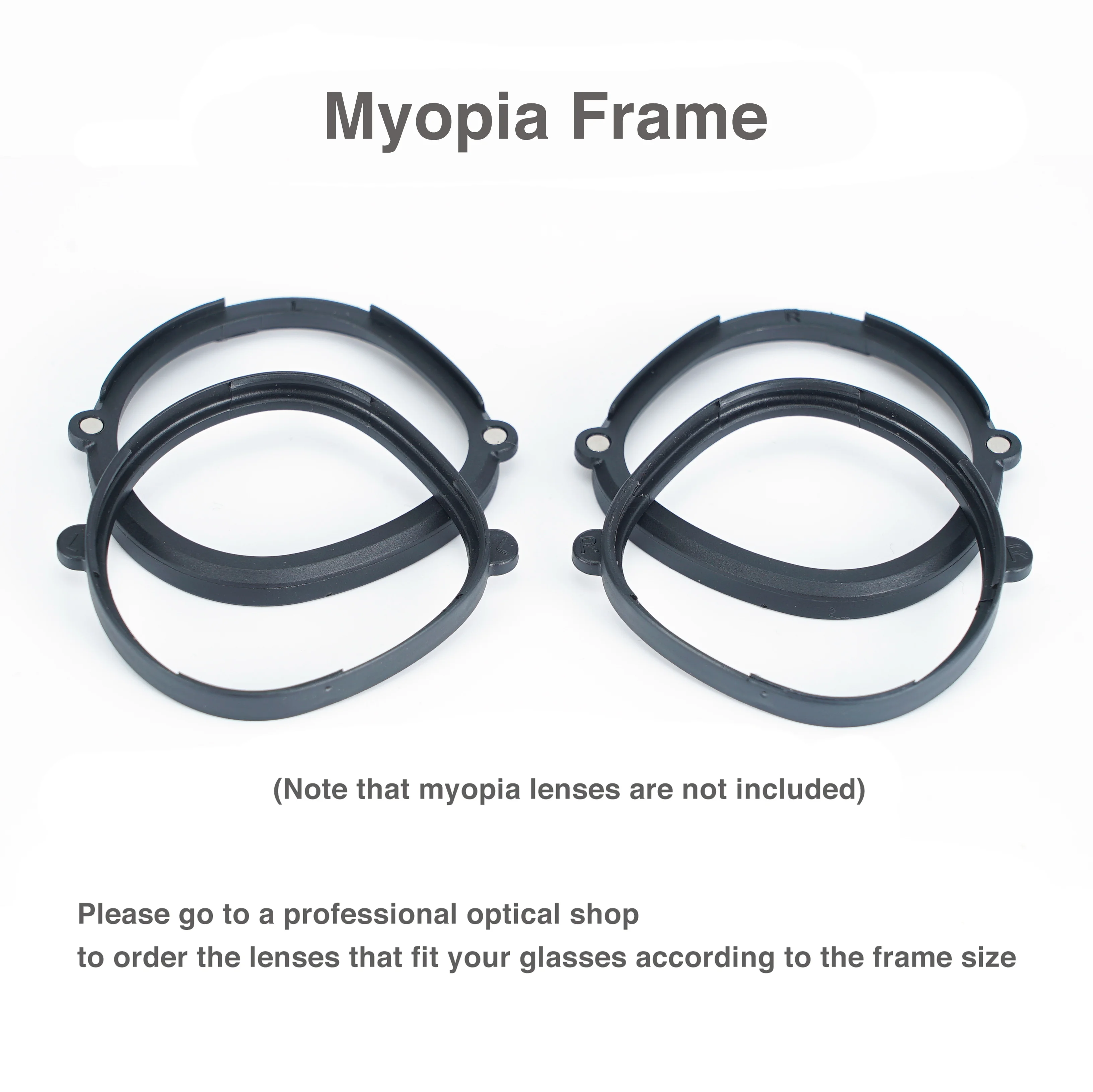 Myopia Anti Blue Light Magnetic Eyeglass Lens Inserts VR Prescription Lenses for Oculus Quest 1/2 Glasses Protector Accessories 