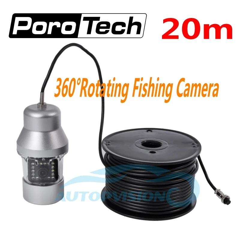 

Free DHL F08S 20M Underwater Fish Camera 360 Degree Rotating Fishing Camera Sony CCD 1000TVL HD Color Video Camera Fish Finder