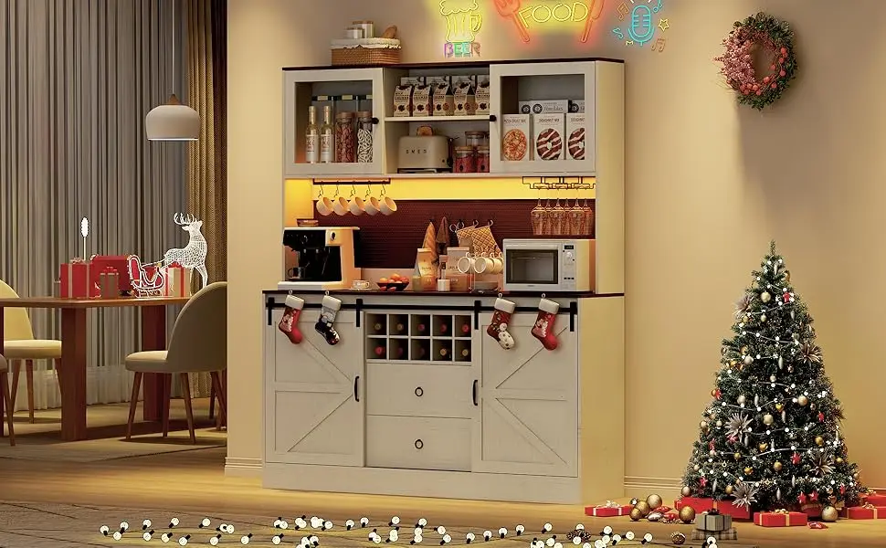 Farmhouse Bar Cabinet