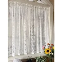 Curtains For Living Room French Lace Window Curtain 2025 New 1PC Modern Simple Simplicity Simple Lines 2