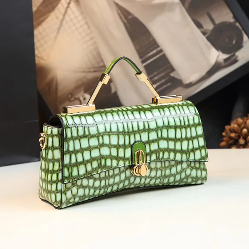 Women's All-match Crocodile Pattern Shoulder Bag