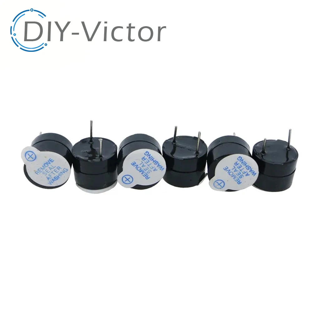 10Pcs 3V 5V 12V Active Buzzer 12095 Piezo Magnetic Long Continous Beep Tone Alarm Ringer 12085 Passive 16R Fit For Computers piezo buzzer