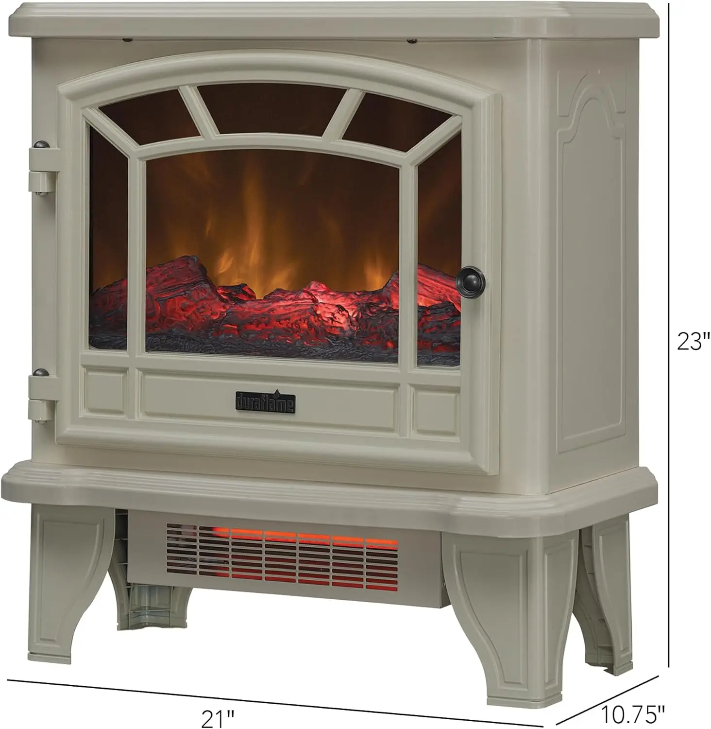 Infrared Quartz Electric Fireplace Stove Heater Cream Infrared Quartz Heat Helps Maintain The Natural Humidity in The Air 4
