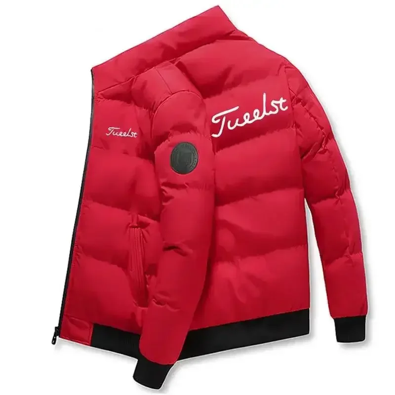 Thick Men New Warm Parka Jackets Winter Casual Men's Outwear Coats Golf Brand Male Windbreak Cotton Padded Down Jacket