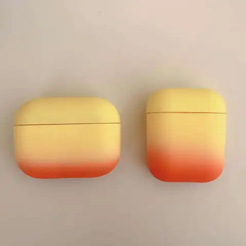 gradient rock sand matte suitable for Airpodspro protective sleeve hard shell bluetooth headset sleeve