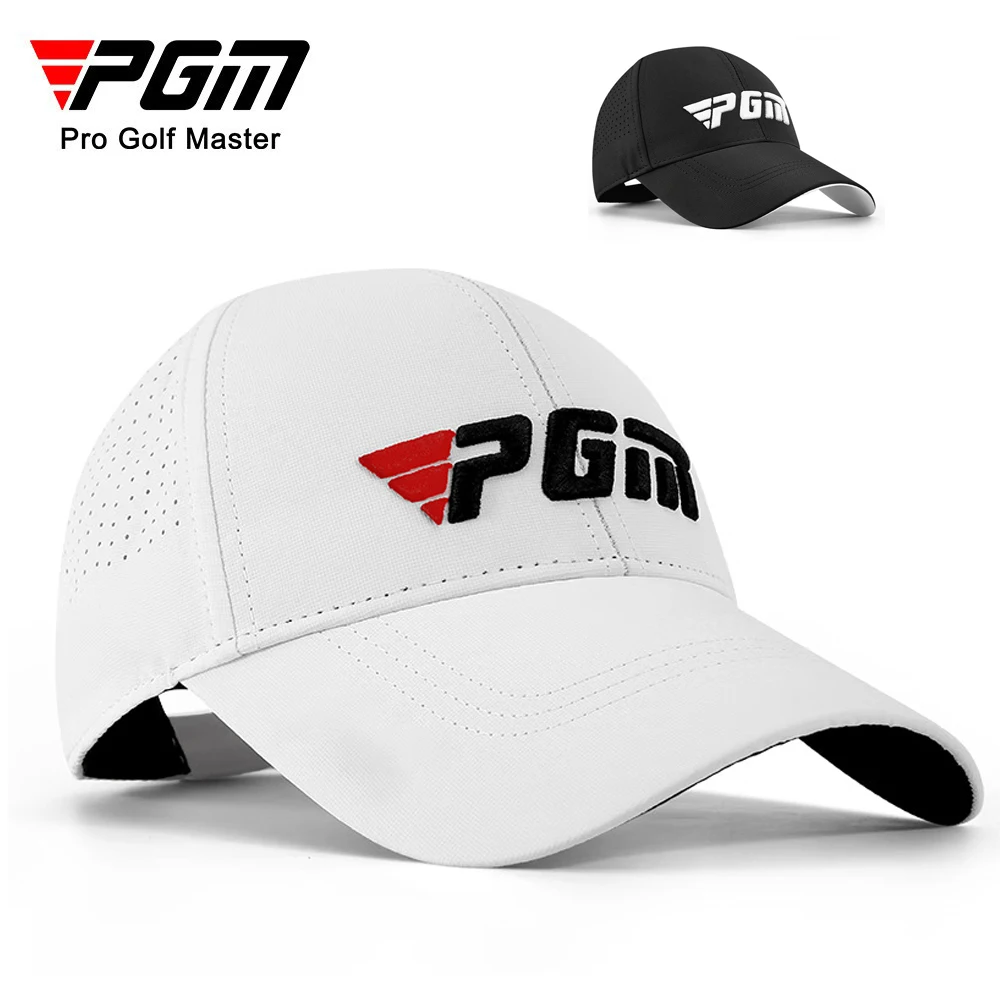 PGM Men's Golf Caps Sun Protection Shade Breathable Casual Cap Moisture Wicking Sun Hat MZ039 sports sun hats golf caps