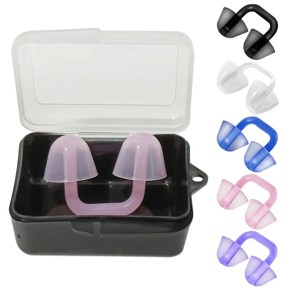 Soft Silicone Swimming Nose Clip Safety Gear Reusable Waterproof Nose Plug Prevent Choking Multicolor Swim Nose Protector 4