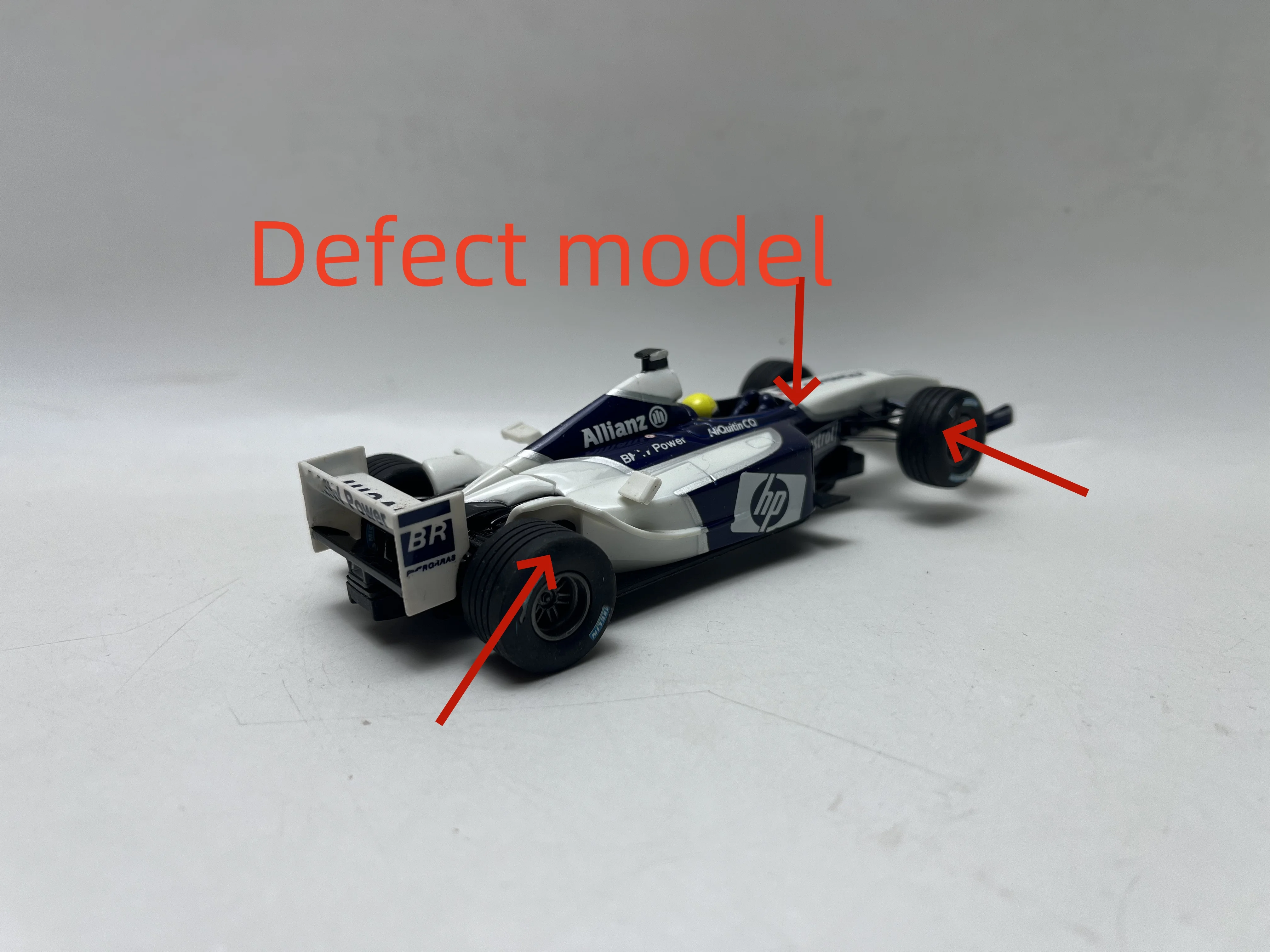 No Box Defect model Carrera 1/32 Scale Plastic track car, track racing car