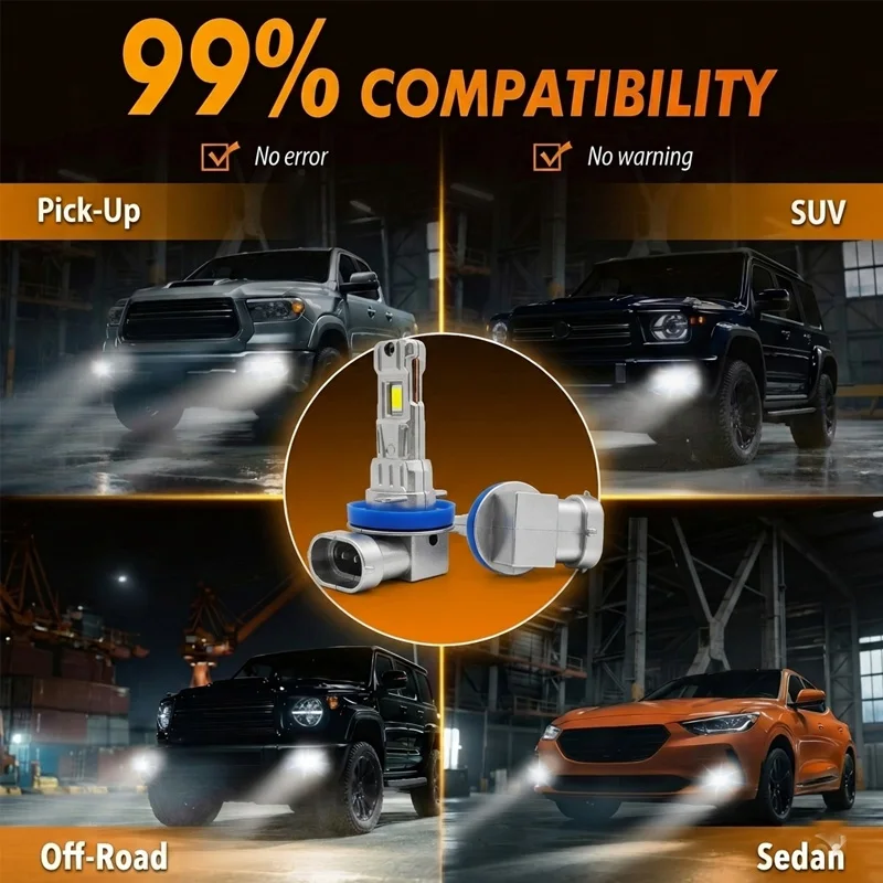 미쓰비시 파제로 쇼군 몬테로 IV V97 V93 V90 V80 NS NT NW NX 2006-2021용 파인트리 프론트 LED 안개등 (밝음)