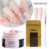 Quick Extension Gel Nail Polish All For Manicure Set Fake Nails Building Gel Brush Extend Mold Nail Tool Accessory Kit BE1800-1 5