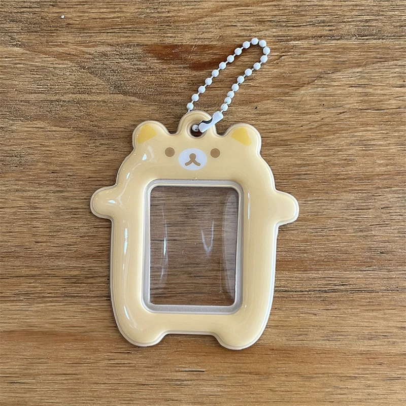 Transparent Kpop Photocard Keychain and Student Card Case
