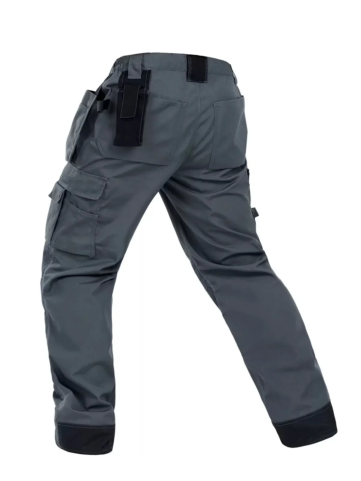 

Men's Cargo Pants Wear Resistant Work Pants Multi Pockets Working Trousers For Men Mechanic Uniform Knee Reinforcement Pants 4xl