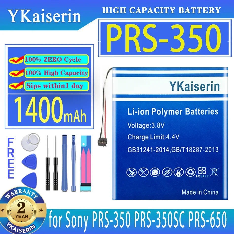 Batteria Di Ricambio Ykaiserin 1400Mah Per Sony Prs-350 Prs-350Sc Prs-650 Prs-650Bc Prs-650Rc
