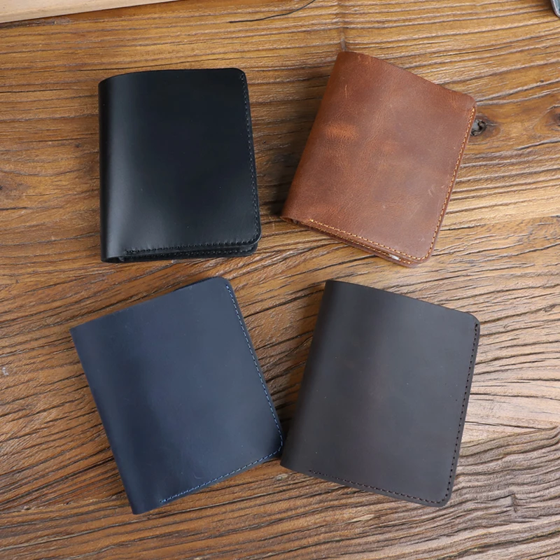 Fashion Card Wallet For Men Women Genuine Leather Business Card Holder Slim Multi-card Credit Card Holder Money Pocket Clip