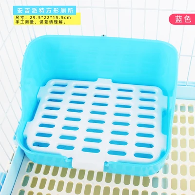햄스터 반려동물 고양이 토끼 코너 화장실 쓰레기 트레이, 실내 애완 동물 쓰레기 훈련 트레이, 작은 동물 애완 동물 청소