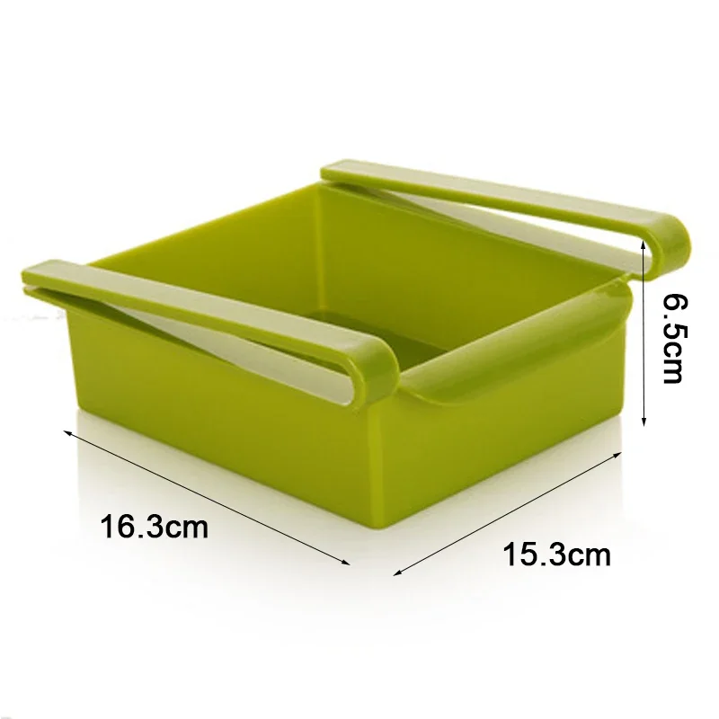 Description Picture 2 of itemRefrigerator Storage Box Fridge Plastic Organizer Retractable Drawer Container Shelf Fruit Egg Food Trays Kitchen Accessories