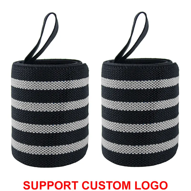 1 Pair Wristband Wrist Support Brace Straps Extra Strength Weight Lifting Wrist Wraps Bandage Fitness Gym Training Custom Logo - Image 8