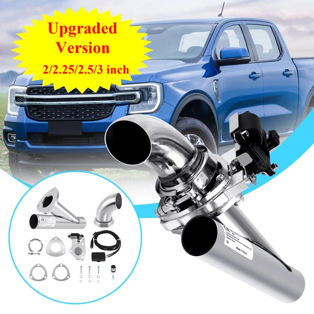2/2.25/2.5/3 Inch Electric Exhaust Pipe Muffler Car Exhaust Cut Out Valve Kit Stainless Steel Switch System With Remote Control