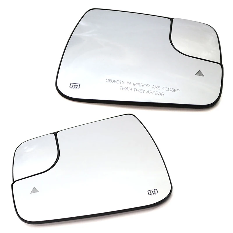1 Pair Blind Spot Heated Exterior Side Rear View Mirror Glasses Fit for