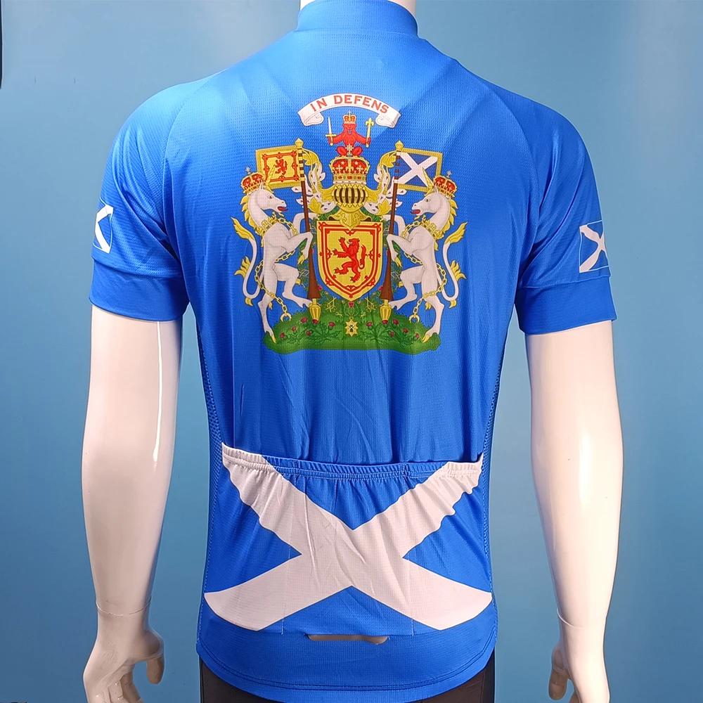 SCOTLAND Men Cycling Jersey MTB Maillot Bike Shirt Downhill Jersey Team Mountain Bicycle Clothing