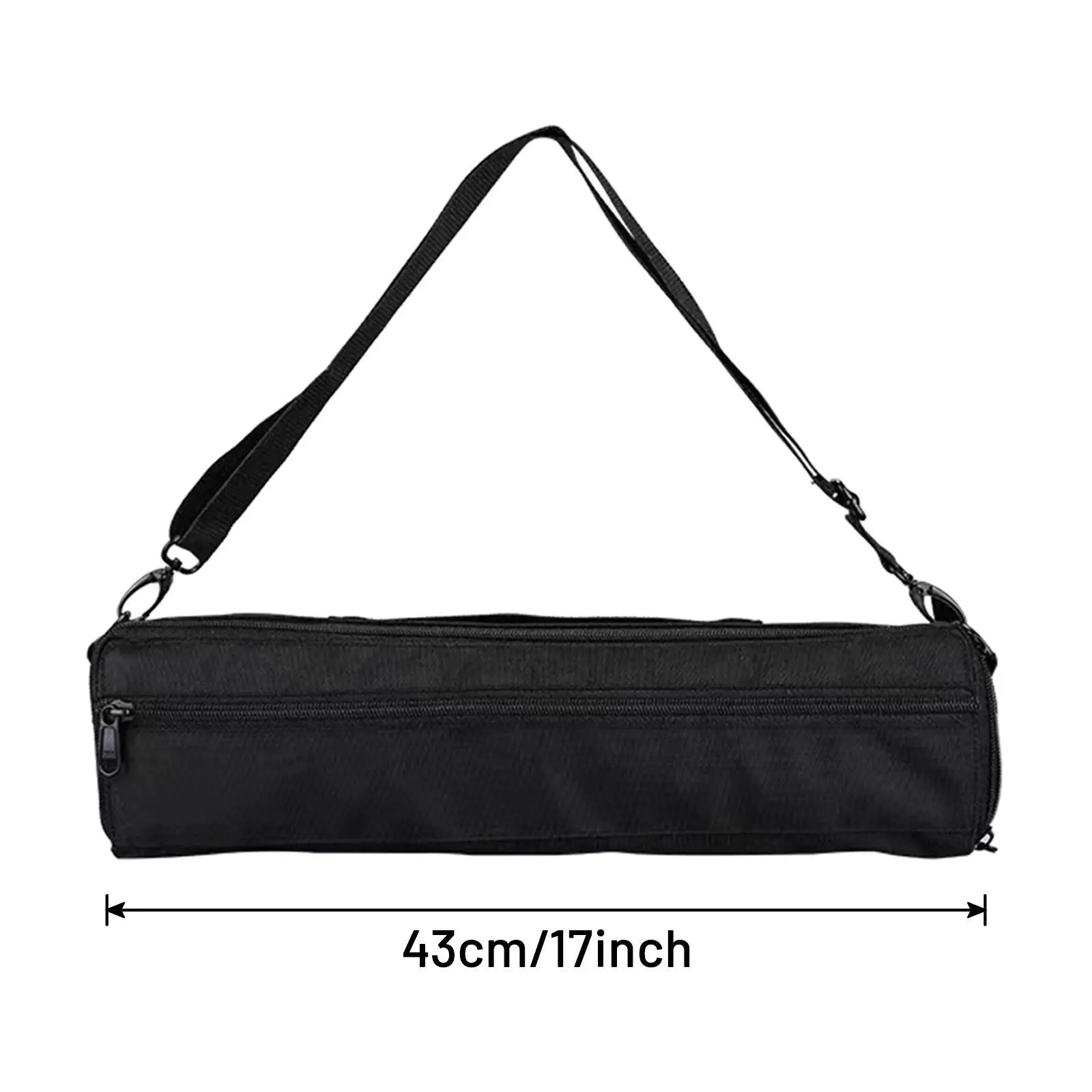 Flute Case Carrying Bag Flute Gig Bag Exterior Pocket Plush Inside with Adjustable Shoulder Strap for Travel Gifts Practice