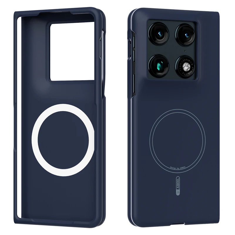 Luxury Magnetic Liquid Silicone Case with Built-in Flocking Protection