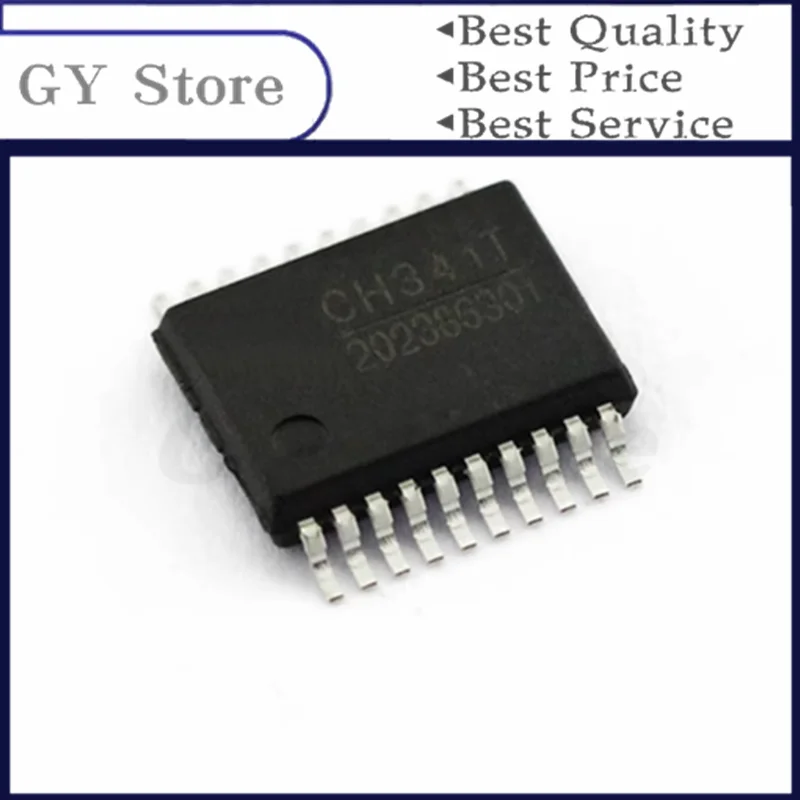 

5pcs CH341T CH341 SSOP20 USB Bus Interface Chip
