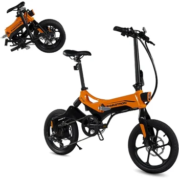 Swagtron Swagcycle EB-7 Elite Plus Folding Electric Bike with Removable Battery, 1