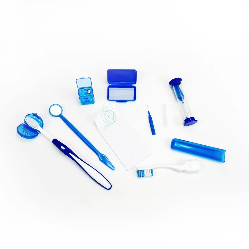 1Set Orthodontic Care Kit Teeth Whitening Tooth Brush Interdental Brush Dental Flosser Oral Dentist Tools