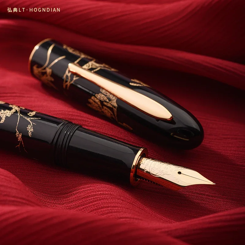 Hongdian N8 Harz Füll Ferhalter Schöne Fer Kappe Tinte Stift Ef/f/m/lange Messer Fer Weiß Glatt Schreiben Büro Geschenk Stift