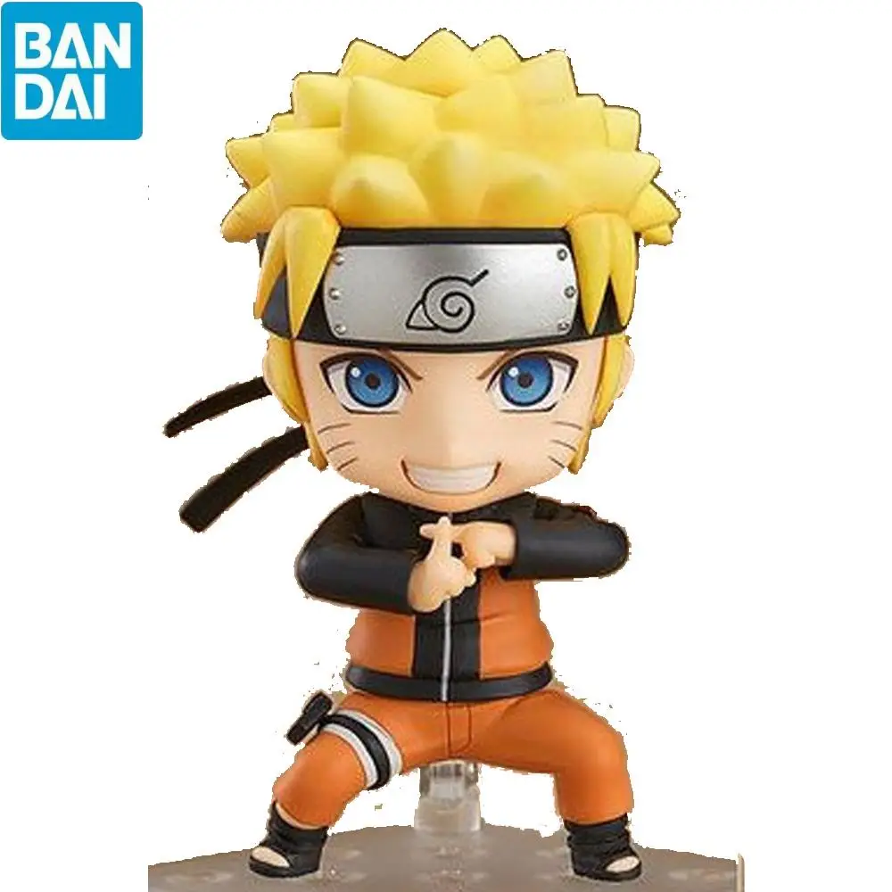 

Bandai Naruto Series Q-Version Uzumaki Naruto 10 Cm Anime Collectible Toy Decoration Model Birthday Gift Original New In Stock