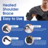 Electric Heating Pad for Shoulder Fatigue Relief Massager Left and Right Shoulder Heating Belt Wrap Brace Warming Gifts 4