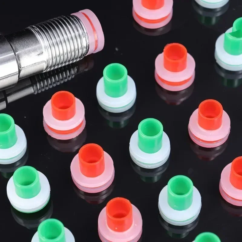 60/10PCS Faucet PPR Pipe Plugs Leak-proof Sealing Gaskets Free Tape Triangle Valve Prevent Dripping Sealed Ring Silicone Washers