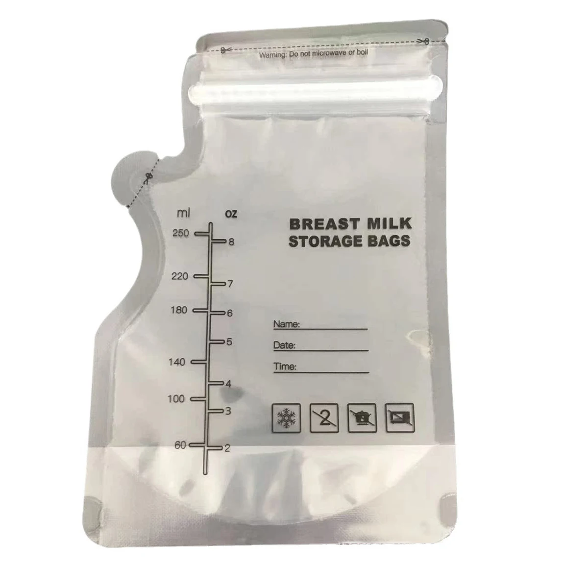 30 English spout milk storage bag Baby bottle bag double bone seal not Contains bisphenol A