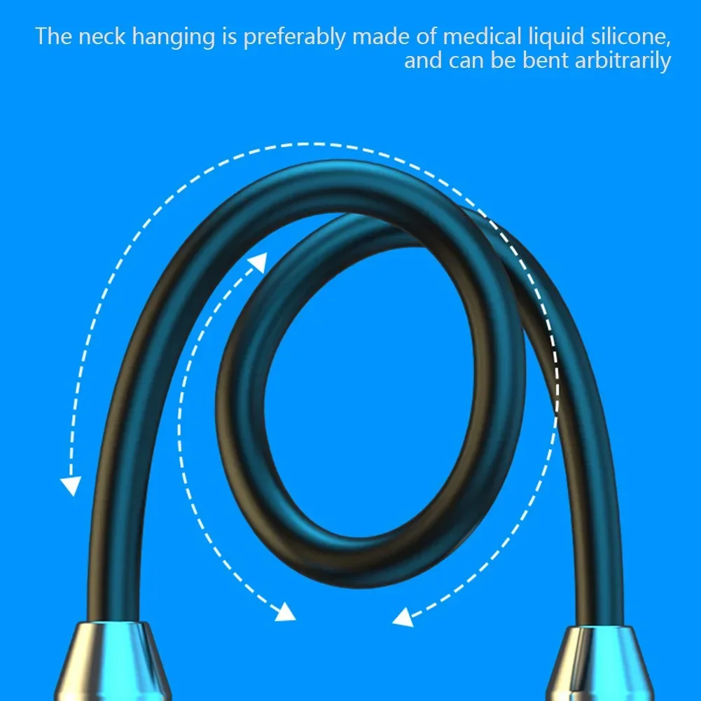 Description Picture 6 of itemBluetooth 5.0 Wireless Headphones Neckband Earphones Silicone Hifi 9D Stereo Sports Headset Halter Waterproof Magnetic Earbuds