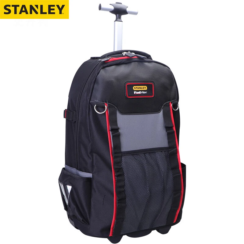 Stanley Muslimah Fatmax Trolley Tool Bag Borsa Oxford Di Grande Capacità Kit Di Riparazione Portatile Cassetta Degli Attrezzi Trolley Retrattile Toolk