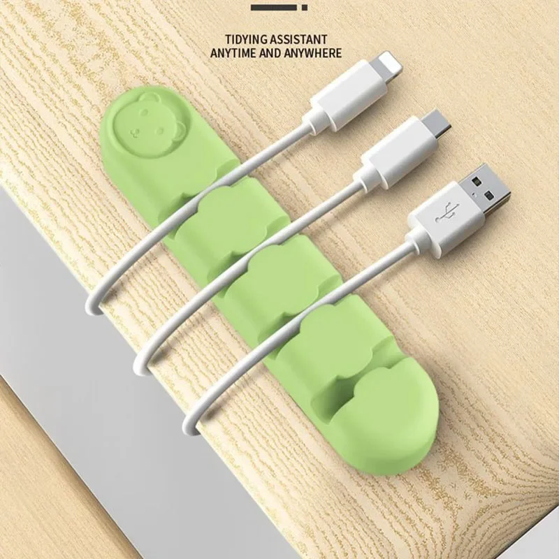 Cable Holder Desk Tidy Organizer Cord Protector Cable Holder for Table Cute Cable Holder ZMLXQ03 6