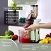 110/240V    соковыжималка шнековая Household slag juice separation small fruit and vegetable portable fresh pure fried juicer 4