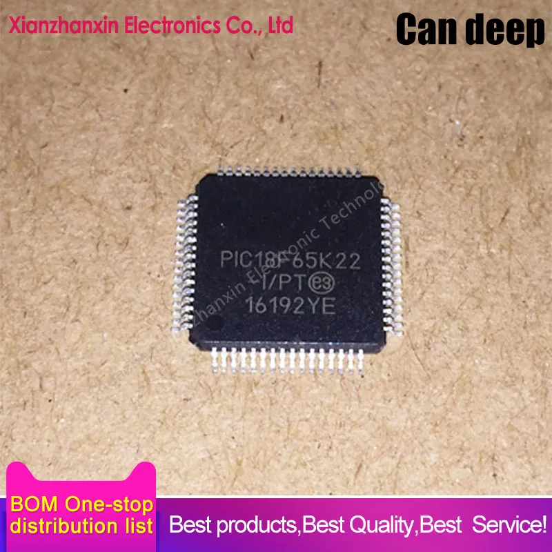 

1pcs/lot PIC18F65K22-I/PT PIC18F65K22 QFP-64 Micro control IC brand new original