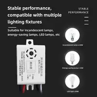 1/2/3PCS Sound Sensor Switch Module Detector 220V Sound Voice Sensor Intelligent Auto On Off Light Switch Sensor Stable For 2