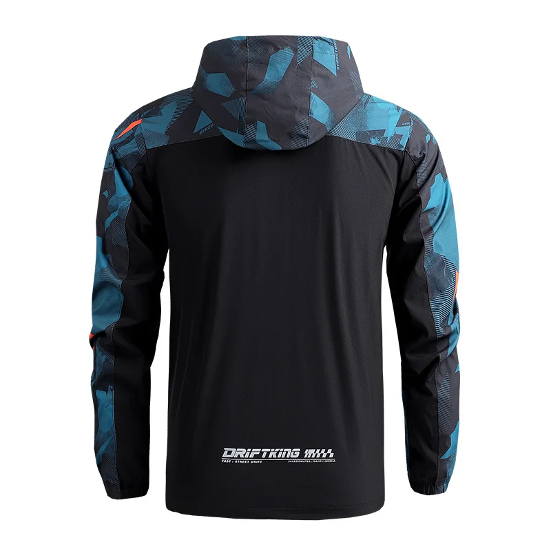 Autumn Men's Jacket New Lightweight and Breathable Outdoor Casual Sports Quick Drying Hooded Windbreaker Fashionable Men's Coat