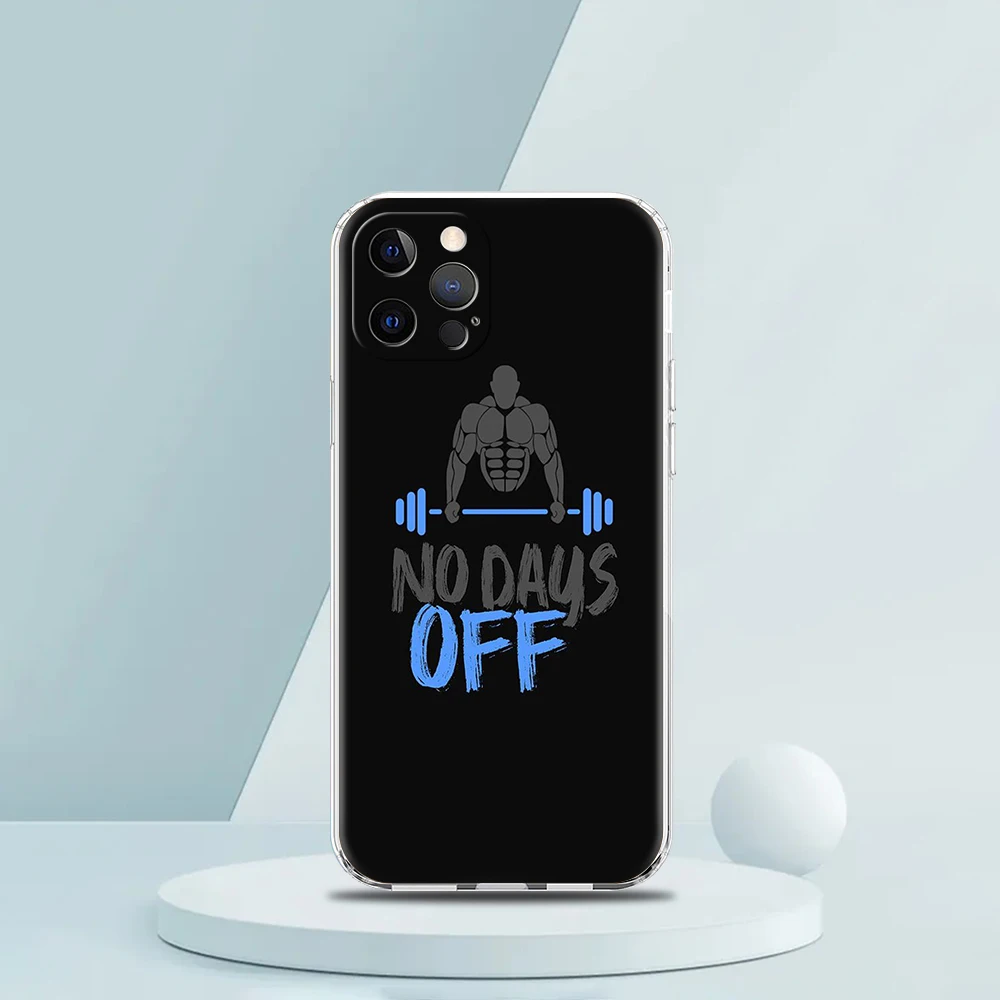 Barbell Deadlift Fitness Handyhülle für iPhone 16 15 14 13 12 Pro Max Transparent Weich für iPhone 11 Pro Max 7 8 Plus XS XR Taschen – Detail 4