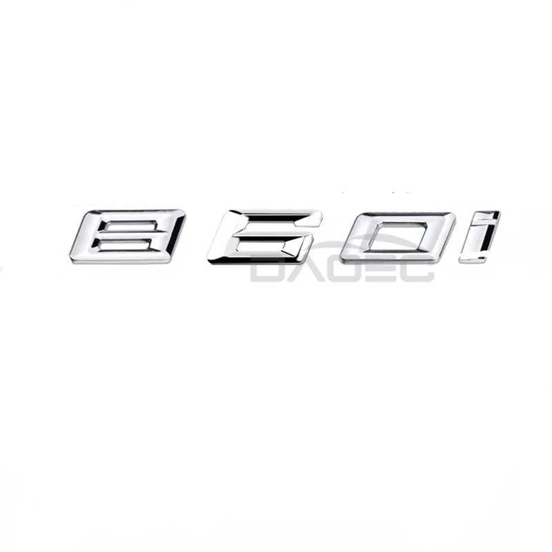 Premium 3D Chrome Trunk Emblem Decal